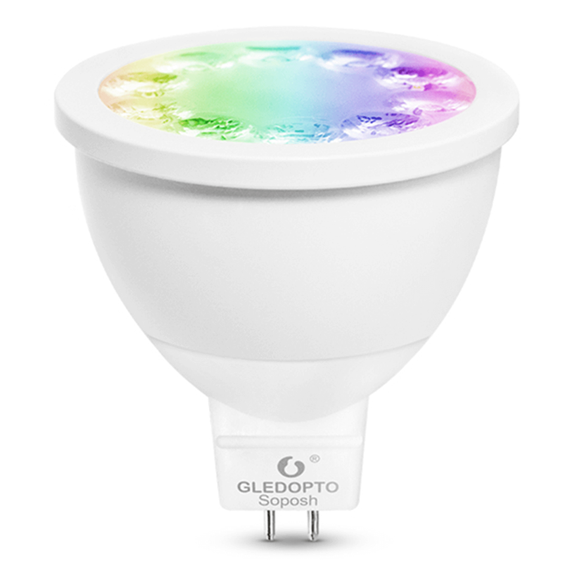 Hue compatible LED spot RGBWW White & Color MR16 Zigbee - 4 Watt - Lumico